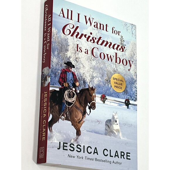 All I Want for Christmas Is a Cowboy Book by Jessica Clare Romance Novel - Picture 3 of 4
